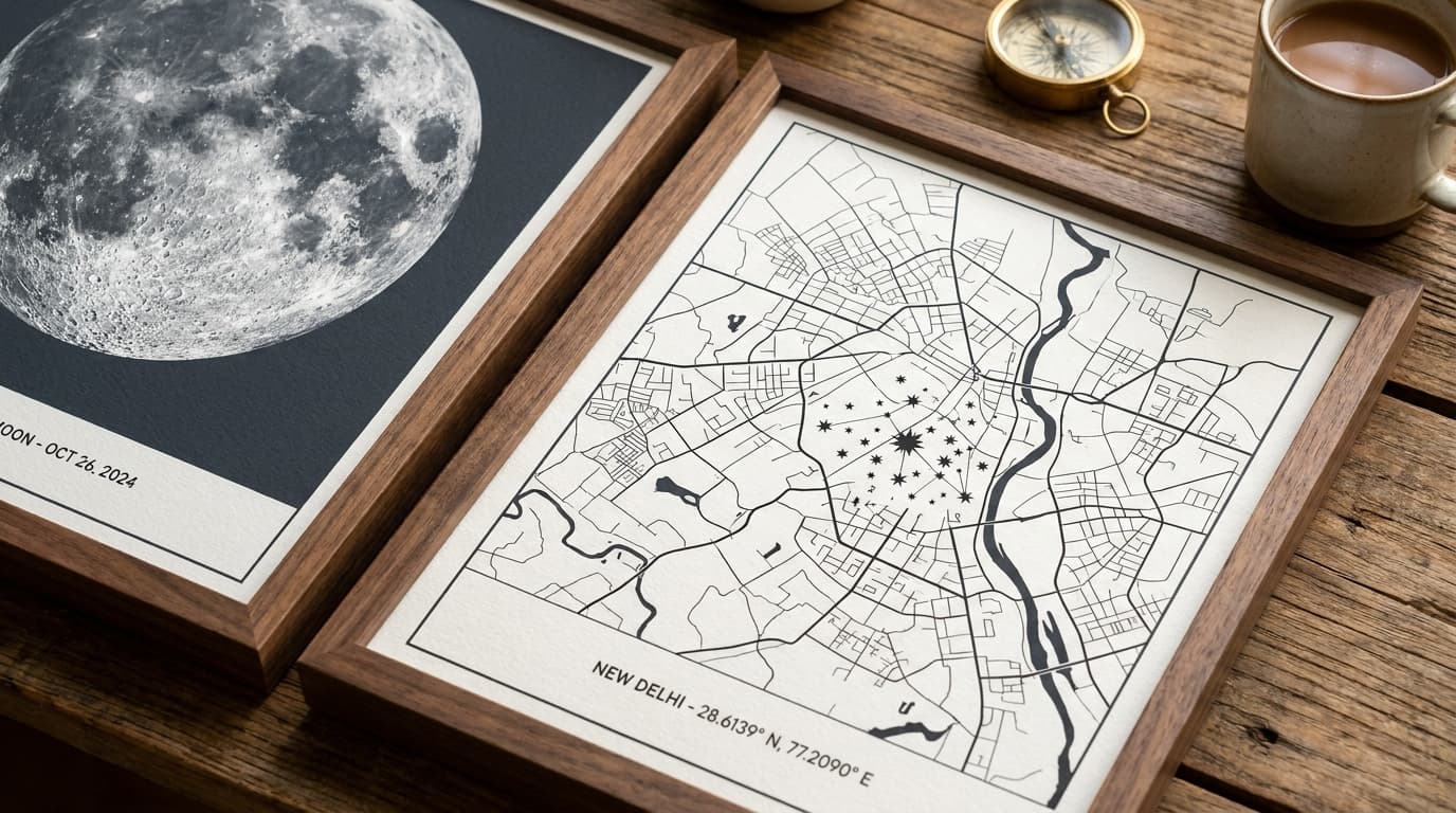 Mapa lunar preview by Stars In Hands
