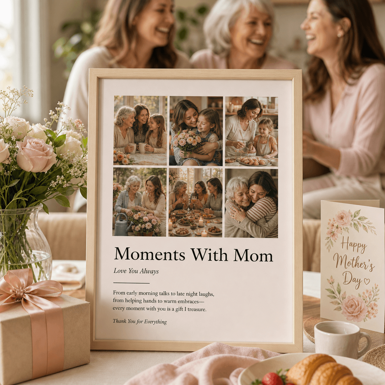 Personalized Mother's Day memory poster